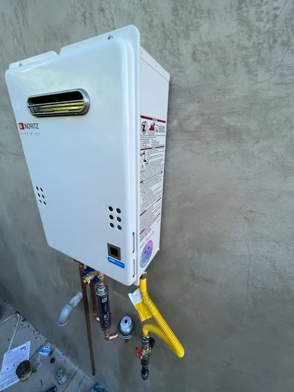 Tankless water heater installation for Hopeful Heights homes